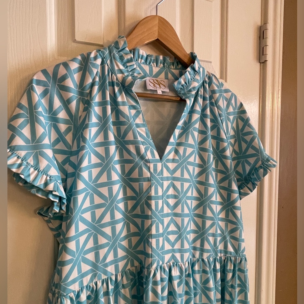SSYS The Label The Eliza Flutter Sleeve Dress - Picture 9 of 10